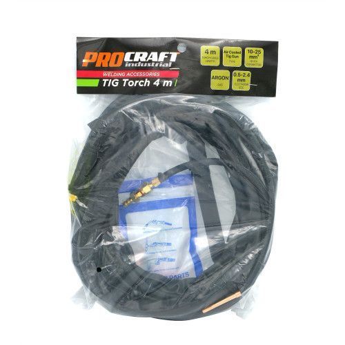 Сварочная аргоновая горелка Procraft Industrial TIG 4м (для SPI290) 8057025 фото