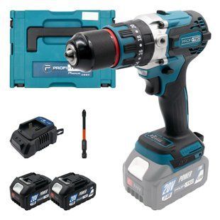 Акумуляторний дриль-шуруповерт PROFI-TEC DHP485BL POWERLine (2&times;PT2040MP (4.0 Аг), зарядний пристрій) 5327690 фото