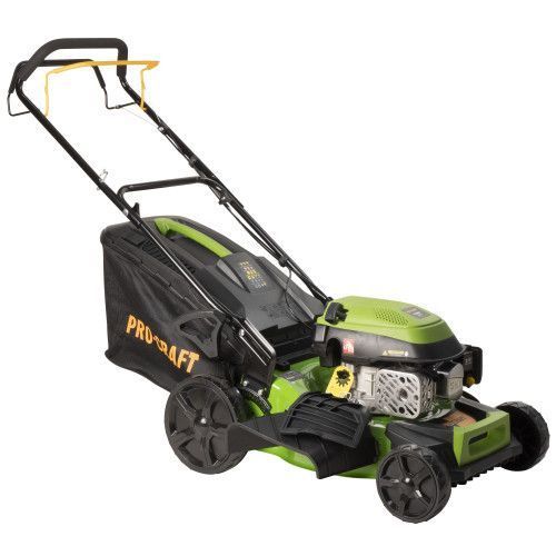 Газонокосарка бензинова Procraft PLM460 NEW (Мульчування, Моторизований привід, 7 рівнів висоти, Додатковий ніж (457 мм), мішок 50 л.) 7670073 фото