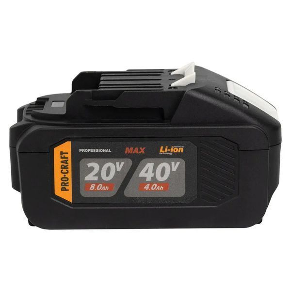 Акумуляторна батарея Procraft Battery20/40 (20В 8Аг, 40В 4Аг) 2 шт + Зарядний пристрій Procraft Charger40/2A 2588241 фото