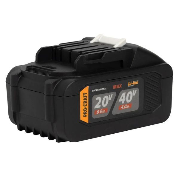 Акумуляторна батарея Procraft Battery20/40 (20В 8Аг, 40В 4Аг) 2 шт + Зарядний пристрій Procraft Charger40/2A 2588241 фото