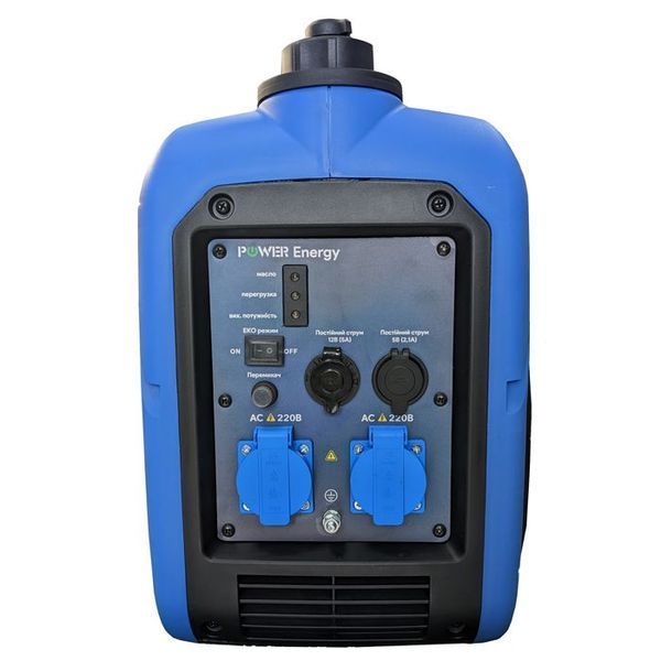 Інверторний бензиновий генератор PROFI-TEC GG2200i 2.2 кВт, 220 В, шумопоглинаючий кожух, мідна обмотка 8176840 фото