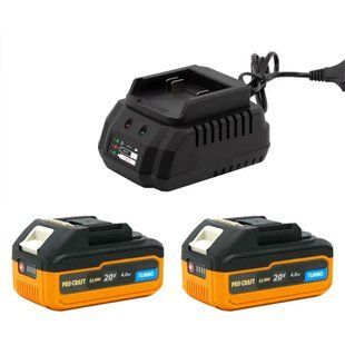 Набор батарей Procraft PBC-Set (2&times;АКБ 20В/4Ач и ЗУ) TURBO 5707458 фото