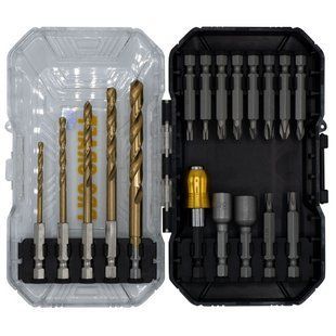 Набір свердл та біт Procraft DBS18 UNIVERSAL 0763483 фото