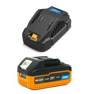 Аккумулятор Procraft Battery20/4 Turbo + Зарядное устройство Procraft Charger20/2.4A 1068402 фото