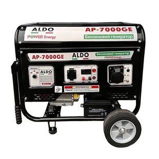 Генератор бензиновий ALDO AP-7000GE 220 В, 7.0 кВт, електростартер, мідна обмотка 2041524 фото