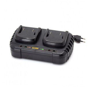 Зарядний пристрій Procraft Charger20/2 &mdash; 20 В, 2&times;2 А, одночасне заряджання 2 акумуляторів 1695215 фото