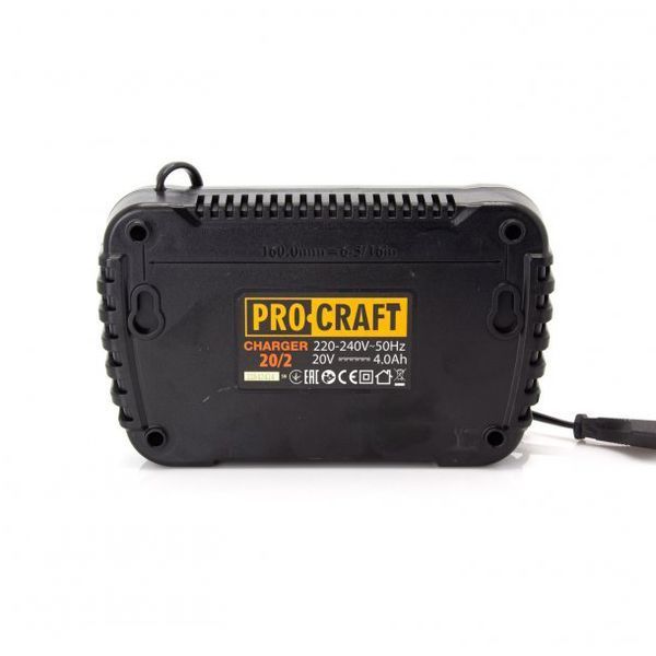 Зарядное устройство Procraft Charger20/2 &mdash; 20 В, 2&times;2 А, одновременная зарядка 2 аккумуляторов 1695215 фото