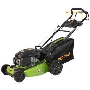 Газонокосарка бензинова Procraft PLM505ES ELECTRO STARTER (Мульчування, Моторизований привід, 8 рівнів висоти, Додатковий ніж (501 мм), мішок 62 л.) 3336717 фото