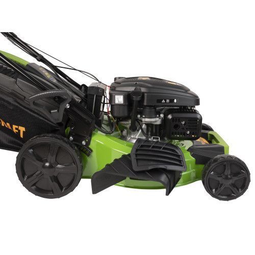 Газонокосарка бензинова Procraft PLM505ES ELECTRO STARTER (Мульчування, Моторизований привід, 8 рівнів висоти, Додатковий ніж (501 мм), мішок 62 л.) 3336717 фото