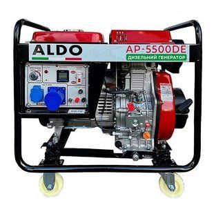 Генератор дизельний ALDO AP-5500DE 220 В, 5.5 кВт, електростартер, мідна обмотка 5562157 фото