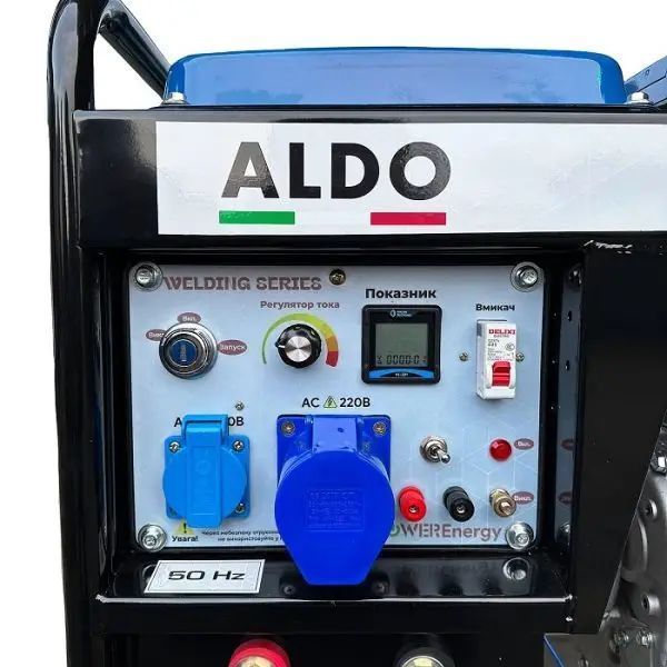 Дизельный генератор сварочный ALDO AP-6500WDG 220 В, 6.5 кВт, 220А, эл. стартер, медная обмотка 5427230 фото