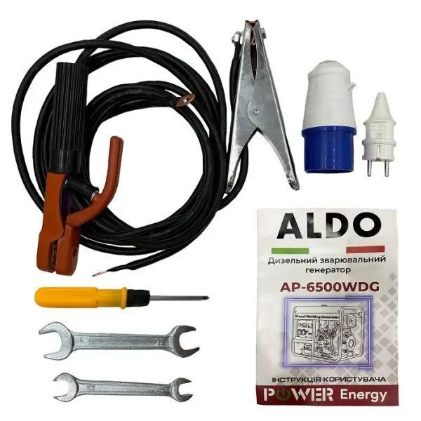 Дизельный генератор сварочный ALDO AP-6500WDG 220 В, 6.5 кВт, 220А, эл. стартер, медная обмотка 5427230 фото
