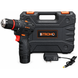 Шурупокрут з набором STROMO SA12Li &mdash; 12 В, Brushless, 30 Нм, 1 АКБ 2 А&middot;год, ЗП та кейс 6976559 фото 1