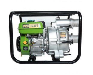 Мотопомпа бензинова Procraft WPD45 (для брудної води, висока продуктивність, низька витрата палива) 1649744 фото