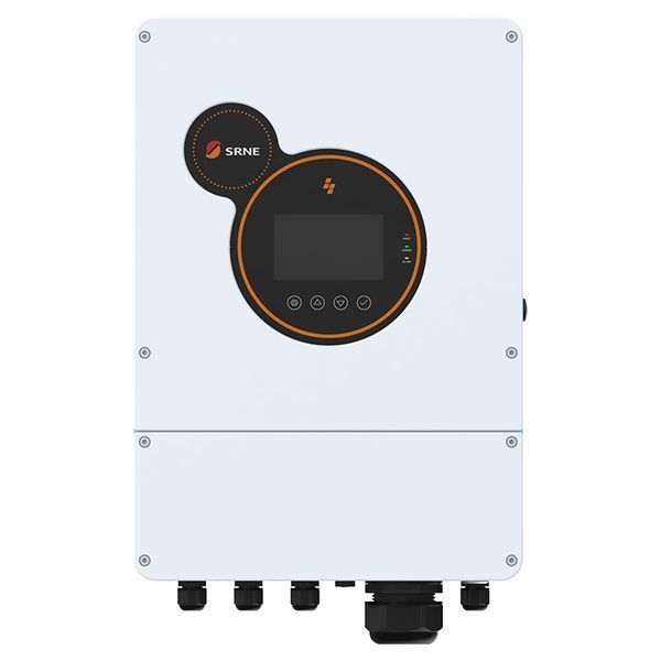 Гібридний інвертор SRNE HESP4850S100-H (5.5 кВт, 48 В, Wi-Fi) + 2 батареї LiFePO₄ SRNE SR-EOC05B (2&times;5.12 кВт&middot;год, 100А&middot;год, 51.2 В) 1404050 фото