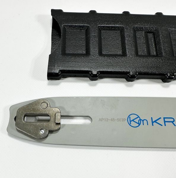 Шина Kraissmann 12" (30 см), шаг 3/8", паз 1,3 мм (натяжник та чохол в комплекті) 1737833 фото