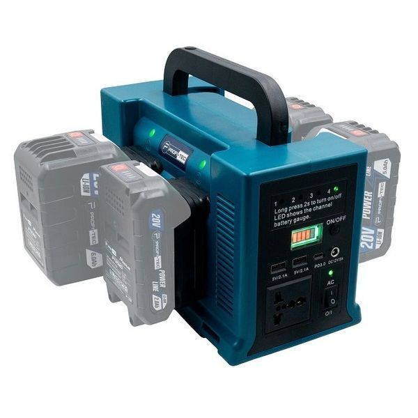 Аккумуляторный инвертор напряжения PROFI-TEC PCB3320V зарядная станция POWERLine (без АКБ) 0831463 фото