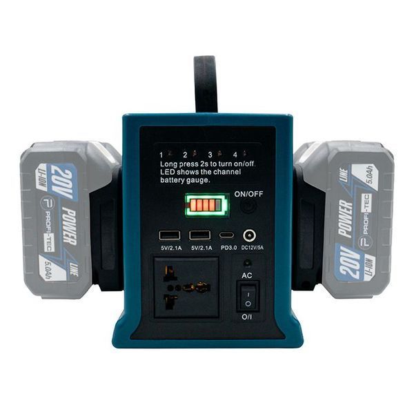Аккумуляторный инвертор напряжения PROFI-TEC PCB3320V зарядная станция POWERLine (без АКБ) 0831463 фото