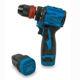 Аккумуляторный шуруповерт KRAISSMANN 103 S-ABS-BL 16.8/45 Nm (быстросъемный патрон) 0990023 фото