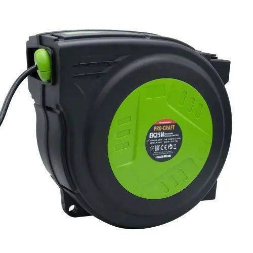 Подовжувач на котушці Procraft EK25N 3x1,5мм&sup2; 25 м 4882857 фото