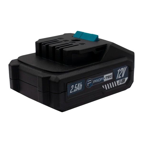 Батарея PROFI-TEC PT1225 12 В/2.5 Aч (высокотоковая, с элементами 10C и индикатором) для полировальной машины PPM-8012SCP 4056354 фото