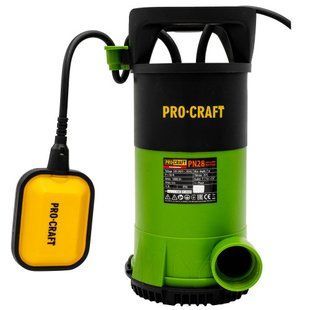 Занурювальний насос Procraft PN28 (3 в 1) UNIVERSAL &mdash; для чистої та брудної води, 14000 л/год, кабель 10 м 5124171 фото