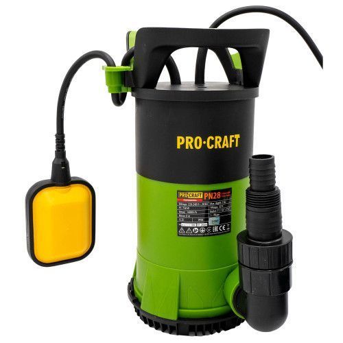 Занурювальний насос Procraft PN28 (3 в 1) UNIVERSAL &mdash; для чистої та брудної води, 14000 л/год, кабель 10 м 5124171 фото