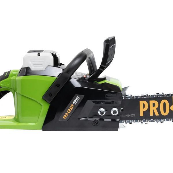 Акумуляторна ланцюгова пила Procraft PKA48Li (40 В, 9800 об/хв, шина 40 см) 5406003 фото