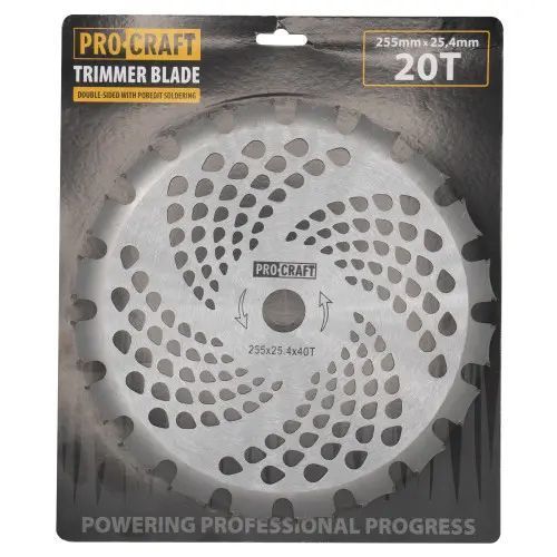 Ніж 40T победітовий двостороній Procraft D255*25.4 1040938 фото