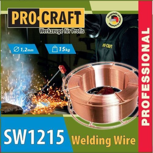 Зварювальний дріт Procraft SW1215 Universal (1,2 мм, 15 кг) 8309626 фото