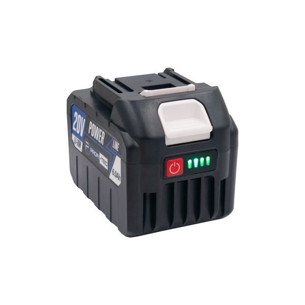 Аккумуляторная батарея PROFI-TEC PT2060MP, 20V 6.0 Ач, высокотоковая 10С, с индикатором 0726616 фото