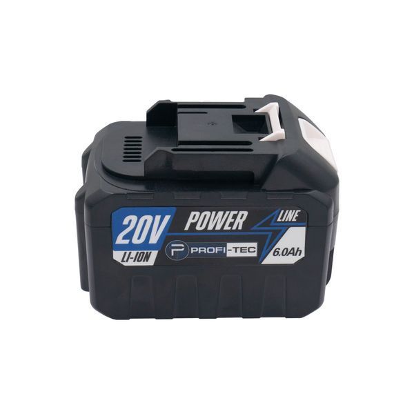 Аккумуляторная батарея PROFI-TEC PT2060MP, 20V 6.0 Ач, высокотоковая 10С, с индикатором 0726616 фото