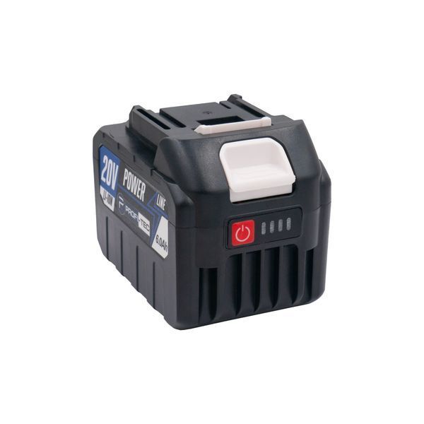 Аккумуляторная батарея PROFI-TEC PT2060MP, 20V 6.0 Ач, высокотоковая 10С, с индикатором 0726616 фото