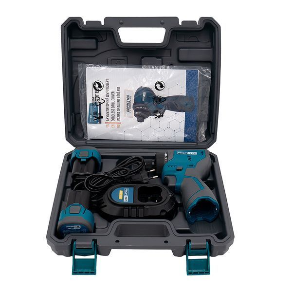Акумуляторний шуруповерт PROFI-TEC PPCD5516Q (2&times;PPT1620 (2.0 Аг), зарядний пристрій) 4746356 фото
