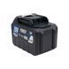 Аккумуляторная батарея PROFI-TEC PT2060MP, 20V 6.0 Ач, высокотоковая 10С, с индикатором 0726616 фото 2