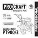 Мотоблок бензиновий Procraft PT900/3 (4-тактний, 3 швидкості + задній хід) 3533603 фото 2