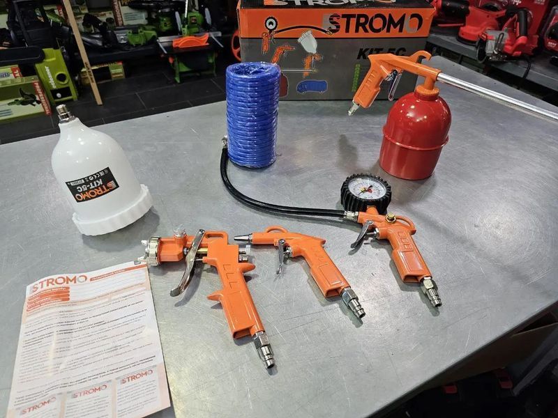 Набір пневматичного інструменту Stromo KIT-5C (5 предметів) 1805300 фото