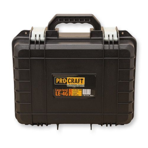 Лазерный уровень PROCRAFT LE4G (2 АКБ, зар. устр., кейс) GREEN LINE 5268578 фото