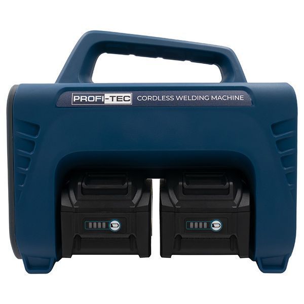 Аккумуляторный сварочный аппарат PROFI-TEC PCWM16040 (40 В, до 160 А, 2&times;АКБ 8.0 Ач, транзисторы TOSHIBA, электрод 2.5&ndash;3.2 мм, двухпортовое ЗУ) 2809732 фото