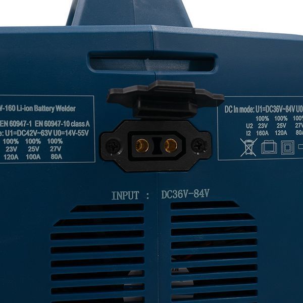 Аккумуляторный сварочный аппарат PROFI-TEC PCWM16040 (40 В, до 160 А, 2&times;АКБ 8.0 Ач, транзисторы TOSHIBA, электрод 2.5&ndash;3.2 мм, двухпортовое ЗУ) 2809732 фото