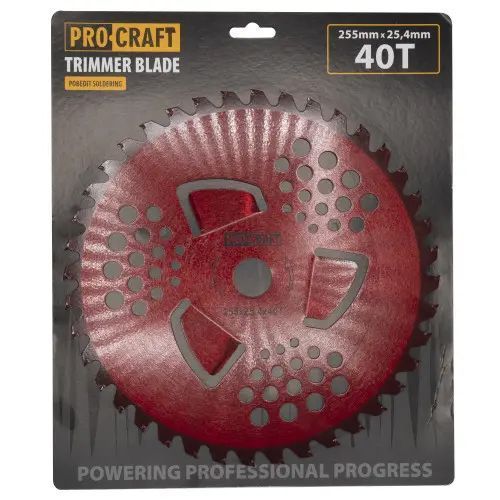Ніж 40T победит червоний Procraft D255*25.4 9836579 фото