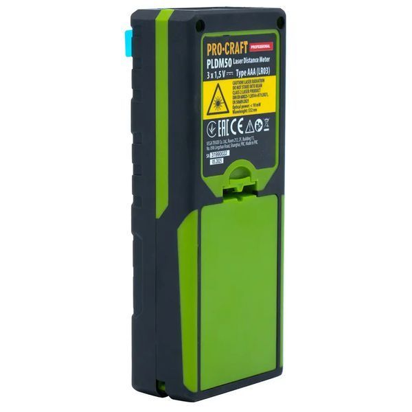 Лазерный дальномер Procraft PLDM50 (50м) 6976135 фото